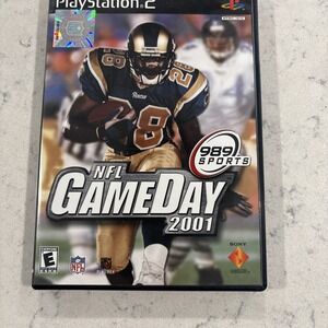 NFL GameDay 2001 PlayStation 2 Gaming Disc